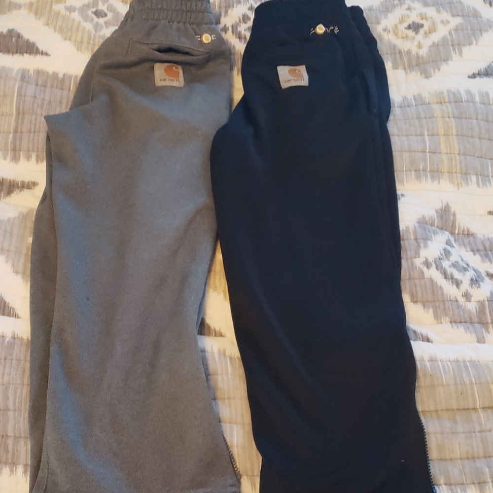 2 pairs boys carhartt pants